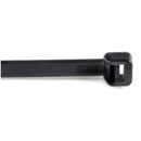 StarTech CBMZT8B 8" Cable Ties - Black Large Nylon/Plastic Zip Tie