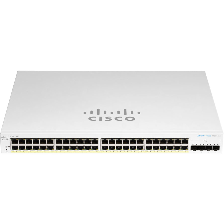 Cisco CBS220-48P-4X-NA Business CBS220-48P-4X Ethernet Switch - 48 Ports