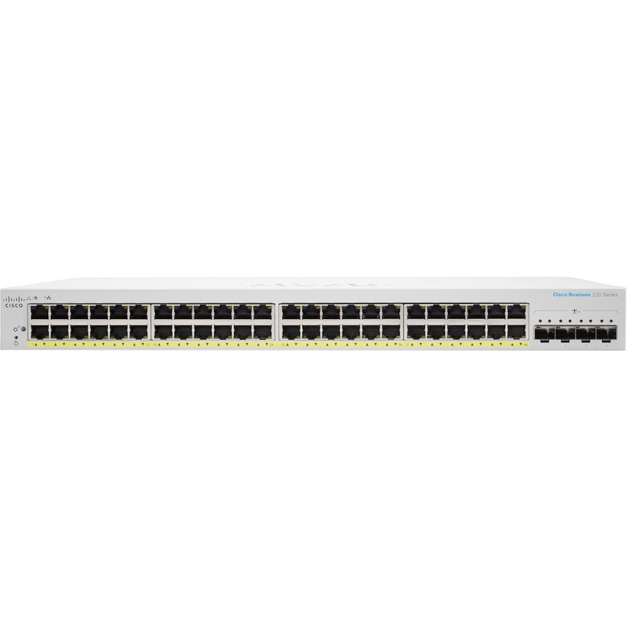 Cisco CBS220-48P-4X-NA Business CBS220-48P-4X Ethernet Switch - 48 Ports