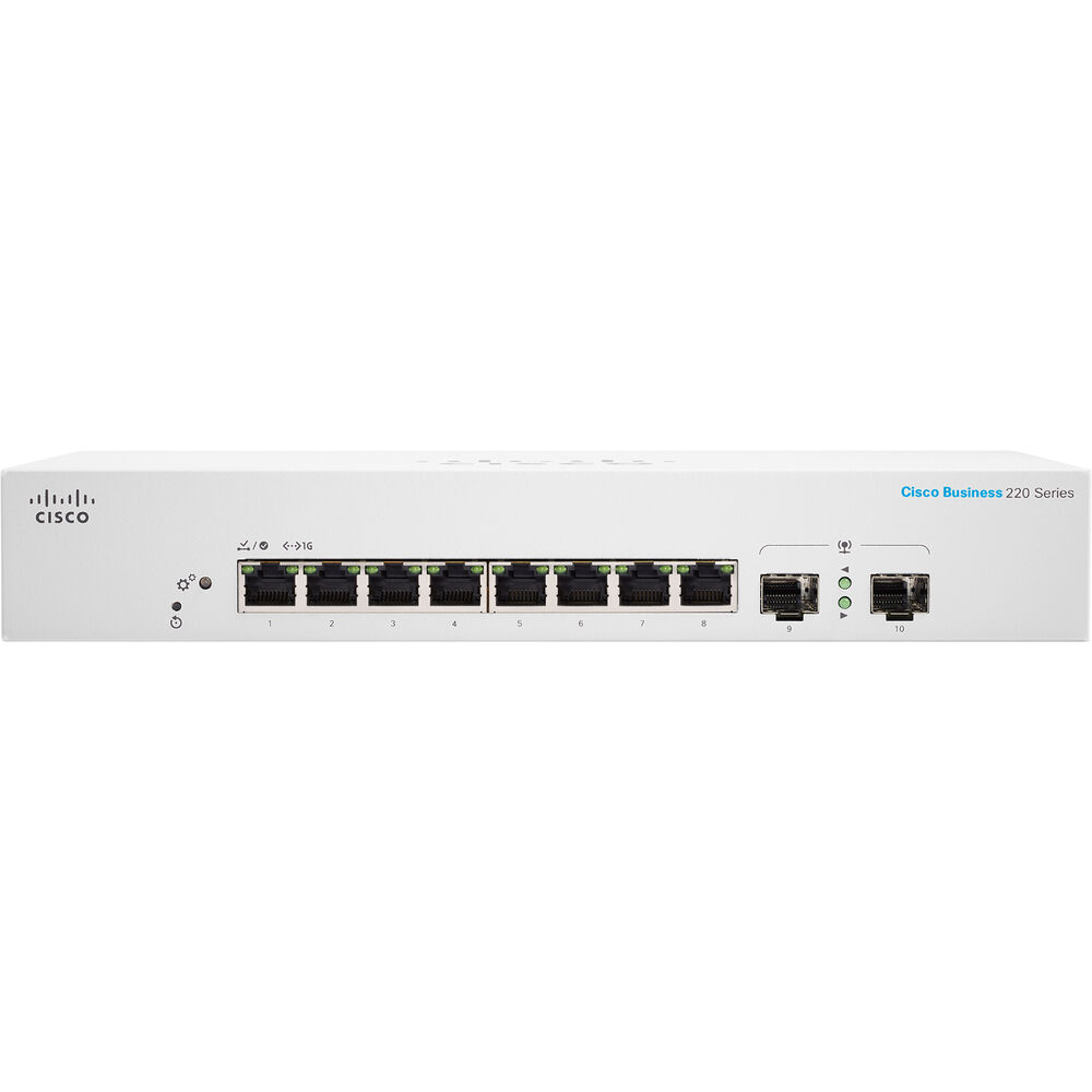 Cisco CBS220-8T-E-2G-NA Business CBS220-8T-E-2G Ethernet Switch