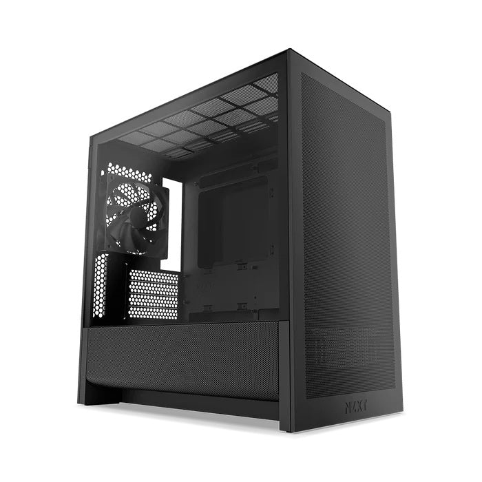 NZXT CC-H31FB-01 Computer Case - H3 FLOW Mid Tower Tinted TG Black Retail