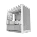 NZXT CC-H31FW-01 Computer Case - H3 FLOW Mid Tower Clear Tinted TG White Retail