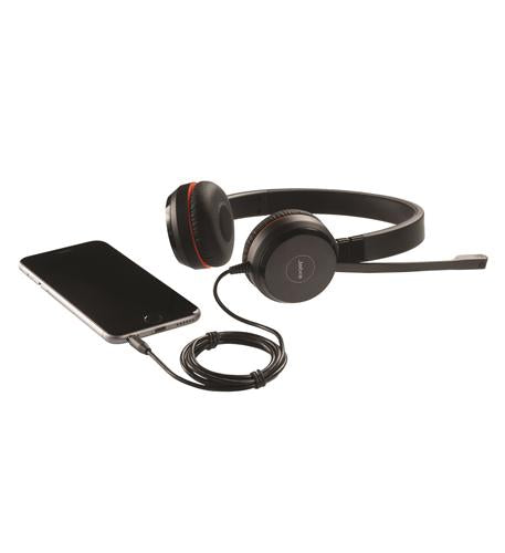 Jabra 5399-823-309 Evolve 30 II MS Duo Headset for VoIP Softphone or Smartphone
