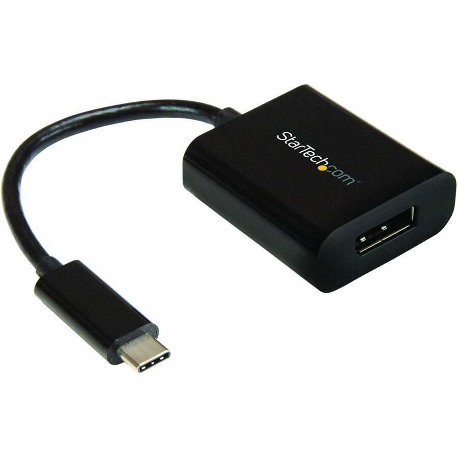 StarTech CDP2DP USB C to DisplayPort Adapter 4K 60Hz - Black