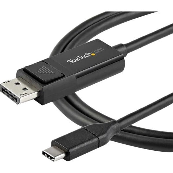 StarTech CDP2DP1MBD 3ft (1m) USB C to DisplayPort 1.2 Cable 4K 60Hz - Black