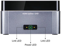 SIIG CE-H22K12-S1 Premium 2-Port Video Splitter with EDID - 4Kx2K 60Hz
