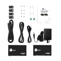 SIIG CE-H23311-S1 4K HDR Video 2.0 HDBaseT Extender Cat5e 6 w RS-232&IR 100m