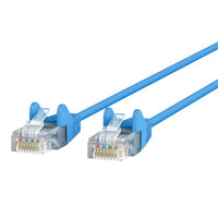 Belkin CE001B06-BLU-S 6 ft CAT6 Slim Gigabit Snagless UTP Ethernet Cable - Blue