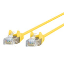 Belkin CE001B06-YLW-S 6 ft CAT6 Slim Gigabit Snagless UTP Ethernet Cable -Yellow