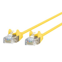 Belkin CE001B06-YLW-S 6 ft CAT6 Slim Gigabit Snagless UTP Ethernet Cable -Yellow