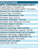 ASUS CHROMEBOX5A-S5081UNENT Chromebox - Intel Core i5 13th - 8 GB - 128 GB SSD