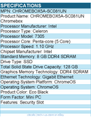 ASUS CHROMEBOX5a-SC081UN Chromebox 5a w Intel  Celeron  7305 Processor, 8GB DDR4