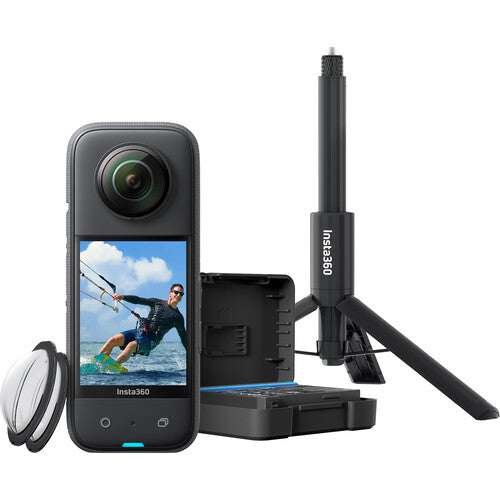 Insta360 CINSAAQT X3 Pocket 360 Action Camera All-Purpose Kit