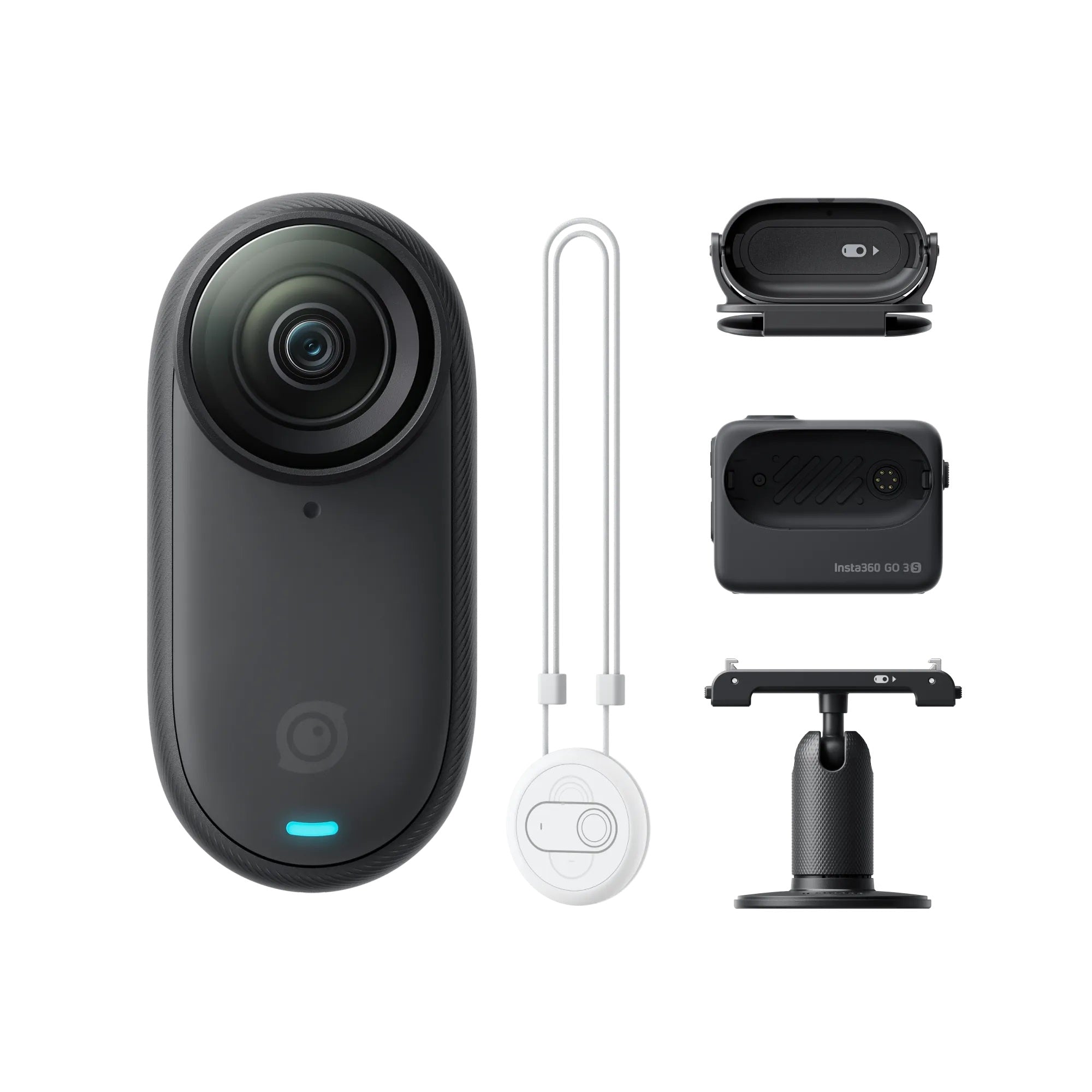 Insta360 CINSAATA_GO3S13 Camera GO 3S Standard Edition Midnight Black 128GB