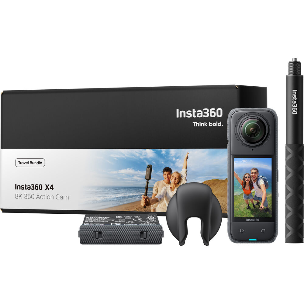 Insta360 CINSABMA_X413 Insta360 X4 360Ã‚Â° 8K Camera Retail