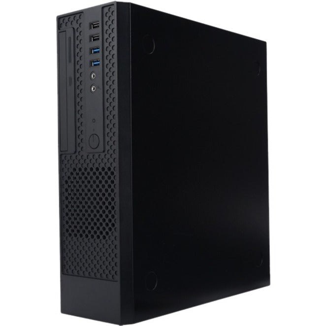 In Win CK709.FF300TB3 CK709 Computer Case - Slim Tower - Black - Steel - 3 x Bay