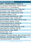 ASUS CM3001DM2A-YZ44T-S 10.5" Touchscreen Rugged Detachable 2 in 1 Chromebook