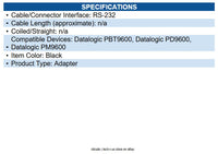 Datalogic CM9630 Connection Module, Multi-Interface (RS-232, USB)