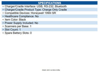 Honeywell COB22 Cradle Scanner - Charging Capability