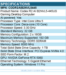 MSI CODR2AIB2NVL5445 Codex R2 AI B2NVL5-445US Gaming Desktop Computer