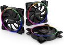 PcCooler CORONA 3-IN-1 FRGB KIT - Case fan kit - 120 mm - Hydraulic bearing