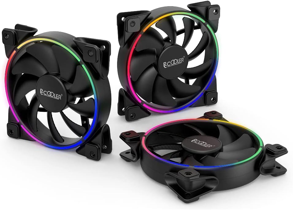 PcCooler CORONA 3-IN-1 FRGB KIT - Case fan kit - 120 mm - Hydraulic bearing