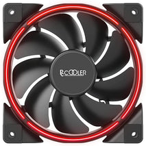 PcCooler Corona Red - Case fan - 120 mm - Hydraulic bearing - 1800 rpm - 12 V