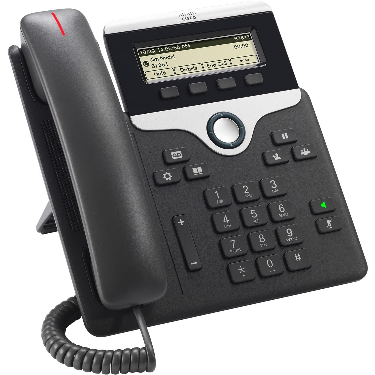 Cisco CP-7811-K9= 7811 IP Phone - Corded - Wall Mountable - Charcoal