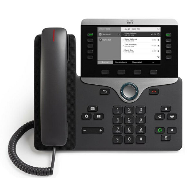 Cisco CP-8811-K9= 8811 IP Phone - Corded - Wall Mountable - Black
