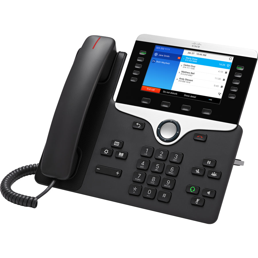 Cisco CP-8841-3PCC-K9= 8841 IP Phone - Corded - Wall Mountable, Desktop