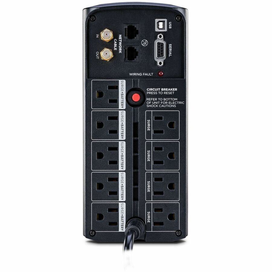 CyberPower CP1000AVRLCD Intelligent LCD UPS Systems - 1000VA/600W - 9 Outlets