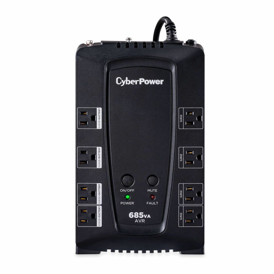CyberPower CP685AVRG AVR UPS Systems - 685VA/390W, 120 VAC - 8 Outlets