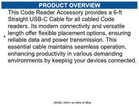 Code CRA-C500C Reader Accessory 6-ft Straight US
