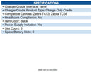 Zebra CRD-NGTC5N-5SC5D TC53(e)/58(e)/R 5-SLOT CRD BLK NO BT