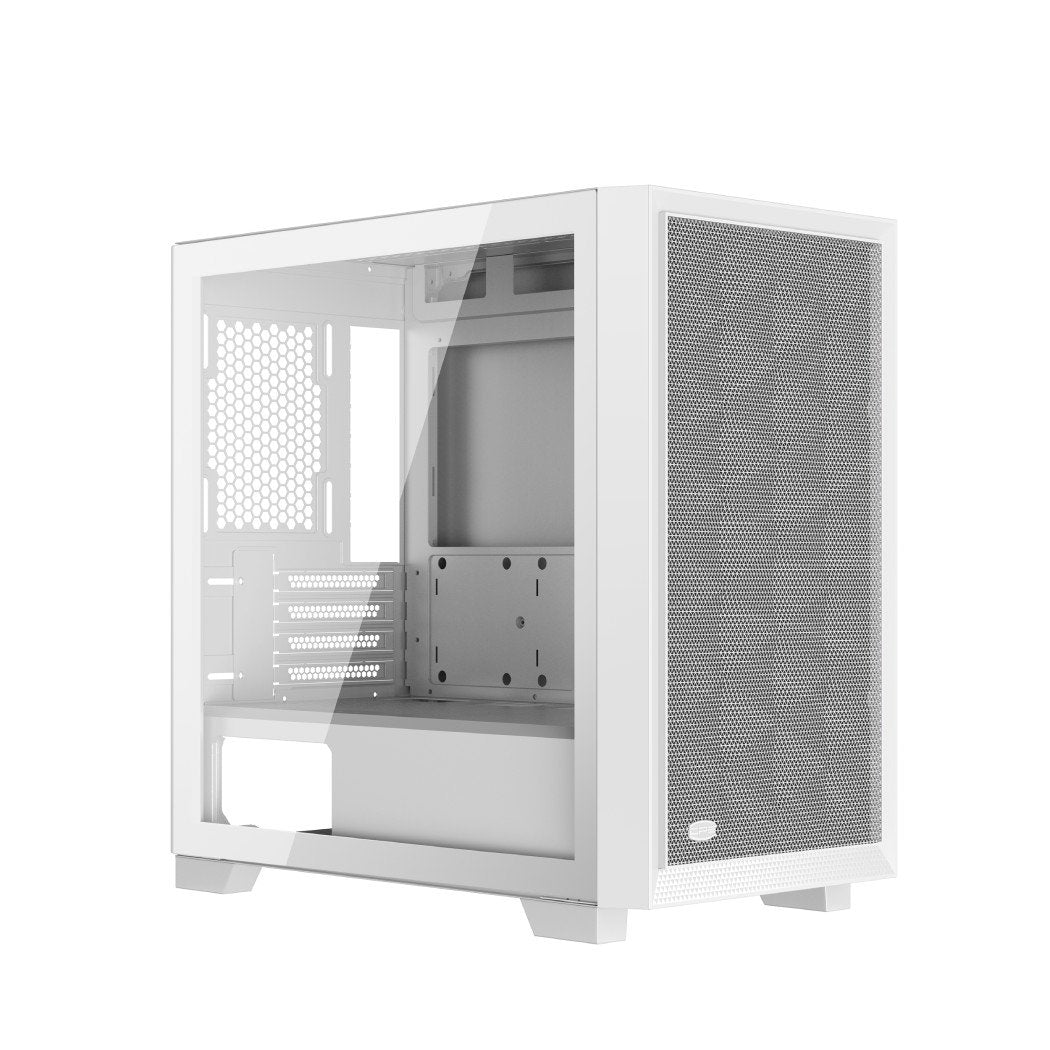 PCCooler C3D310 WH ARGB PC Gaming Case mATX ITX Easy Install Cable Storage White