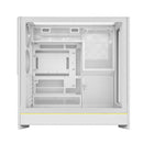 Montech HS01W ATX Mid Tower PC Gaming Case High Airflow Mesh Front Panel White