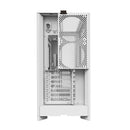 Montech HS01W ATX Mid Tower PC Gaming Case High Airflow Mesh Front Panel White