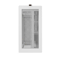 Montech HS01W ATX Mid Tower PC Gaming Case High Airflow Mesh Front Panel White