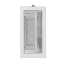 Montech HS02W ATX Mid Tower Pc Gaming Case High Airflow Temp Glass Front White