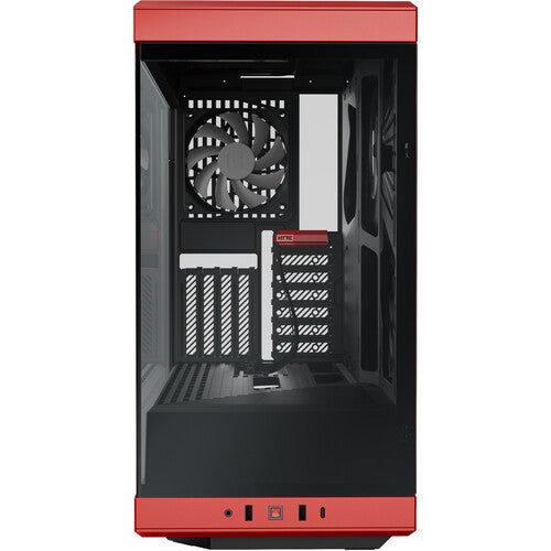HYTE CS-HYTE-Y40-BR Computer Case - Y40 Red Mid tower ATX Retail