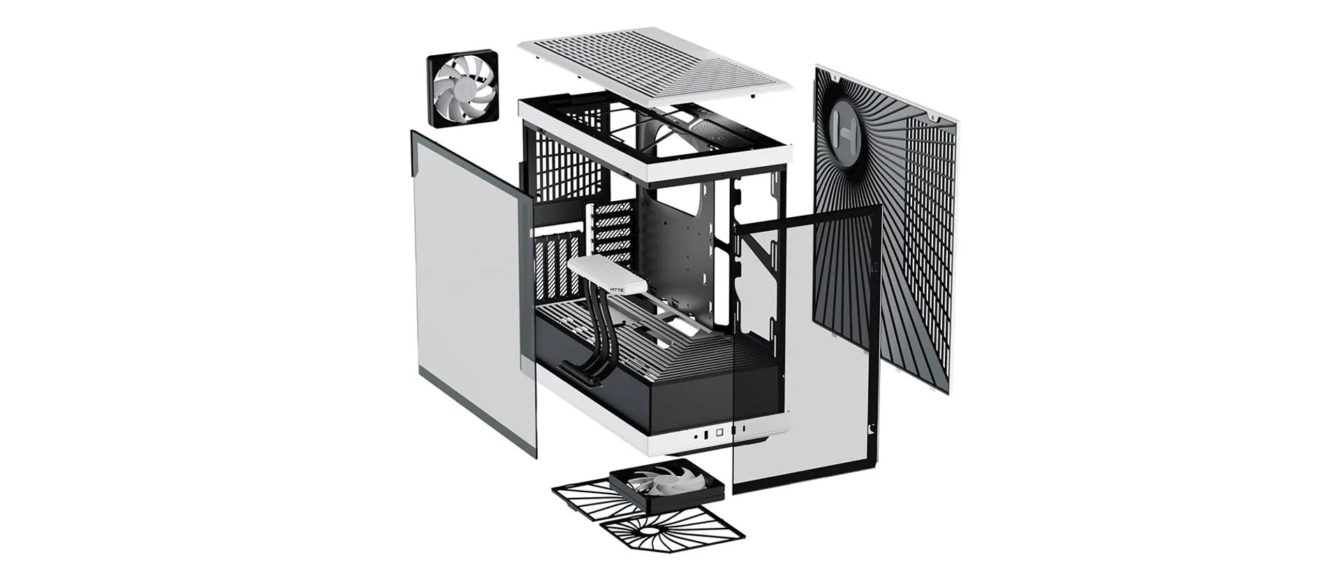 HYTE CS-HYTE-Y40-BW Computer Case - Y40 Mid tower ATX Retail