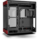 HYTE CS-HYTE-Y60-BR Computer Case - Y60 MidTower ATX Tempered Glass Red Black