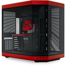 HYTE CS-HYTE-Y70-BR Computer Case - Y70 Dual Chamber Mid-Tower ATX Red Retail