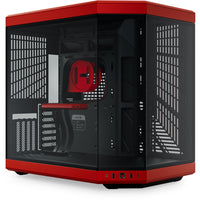 HYTE CS-HYTE-Y70-BR Computer Case - Y70 Dual Chamber Mid-Tower ATX Red Retail