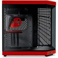 HYTE CS-HYTE-Y70-BR Computer Case - Y70 Dual Chamber Mid-Tower ATX Red Retail