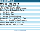 HYTE CS-HYTE-Y70-TM Computer Case - Y70 Mid-Tower ATX Taro Milk Retail