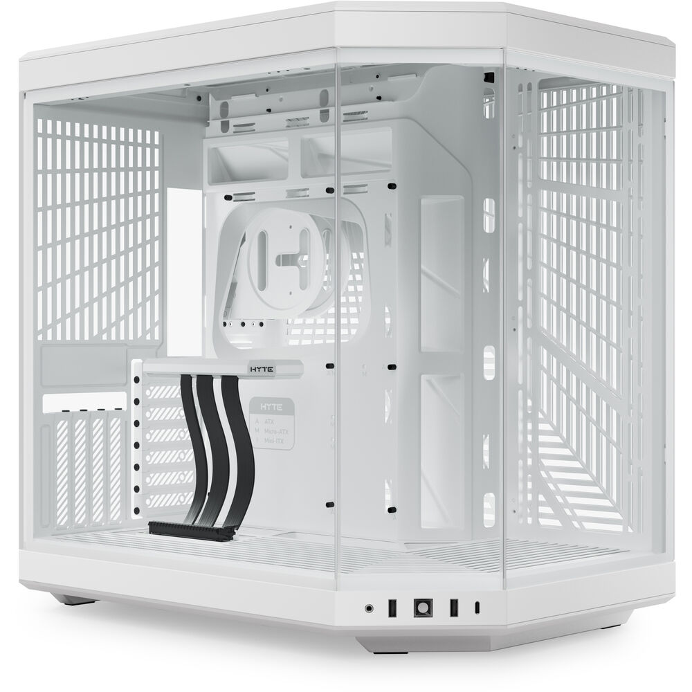 HYTE CS-HYTE-Y70-WW Computer Case - Y70 Dual Chamber Mid-Tower ATX Snow White