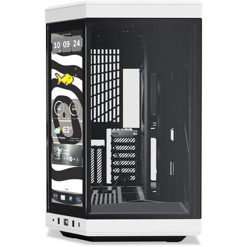 HYTE CS-HYTE-Y70TTI-WB Computer Case - Y70 touch infinite mTower ATX TG Panda