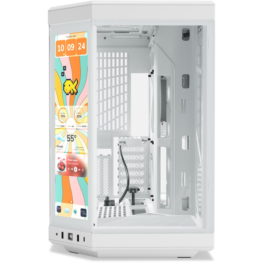 HYTE CS-HYTE-Y70TTI-WW Computer Case Y70 touch infinite mTower ATX TG Snow White