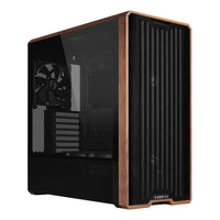 Lian Li LAN217X LANCOOL 217 Walnut Wood Mid Tower Computer Case w 5x FANs Black